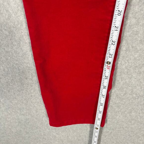 Talbots Pants 2T Red Velvet Heritage Cherry Academia Career Office Twee Nautical - Picture 7 of 9